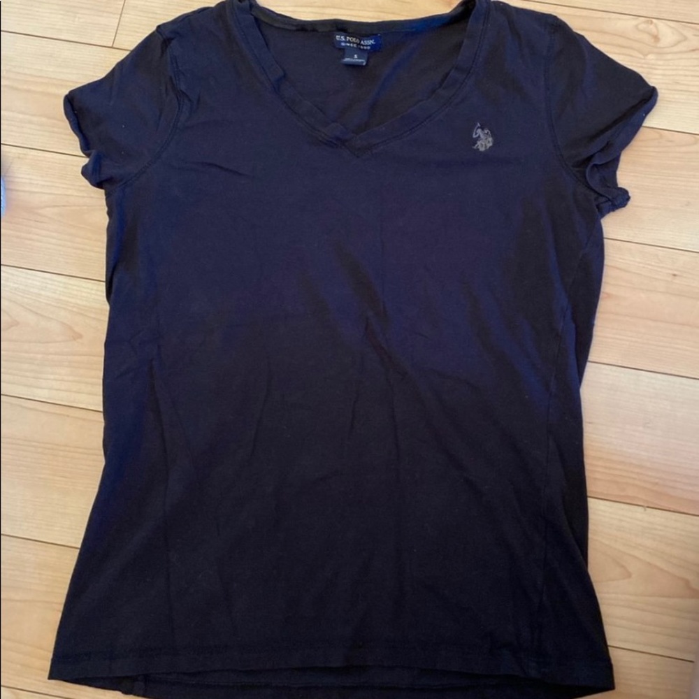 RALPH LAUREN us polo assn navy tshirt womens small